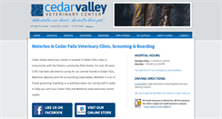 Desktop Screenshot of cedarvalleyvet.com